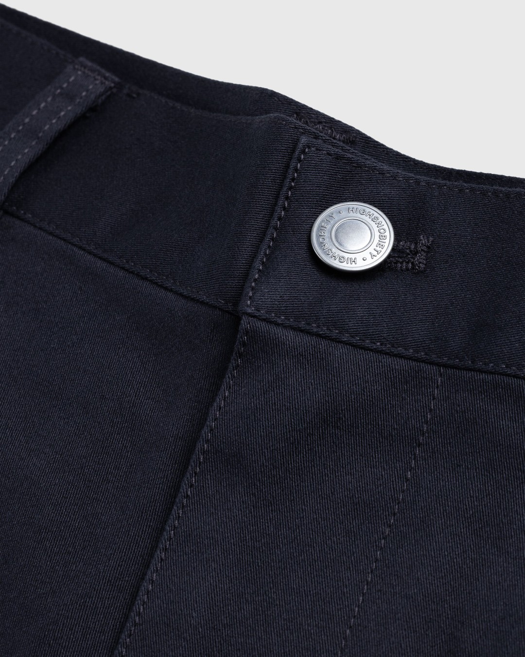 Highsnobiety HS05 – Reverse Twill Baggy Trouser Black - Pants - Black - Image 6