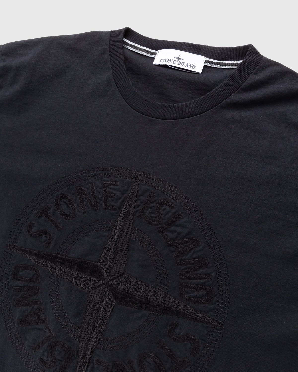 Stone Island Compass Logo Tee Black