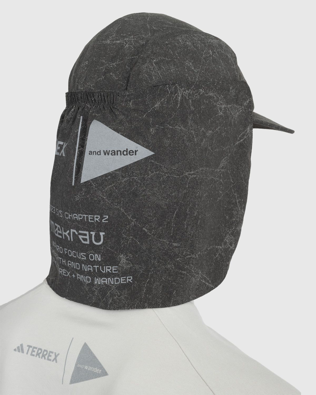 adidas Terrex x And Wander – AEROREADY Cap Shadow Olive - Hats - Grey - Image 8