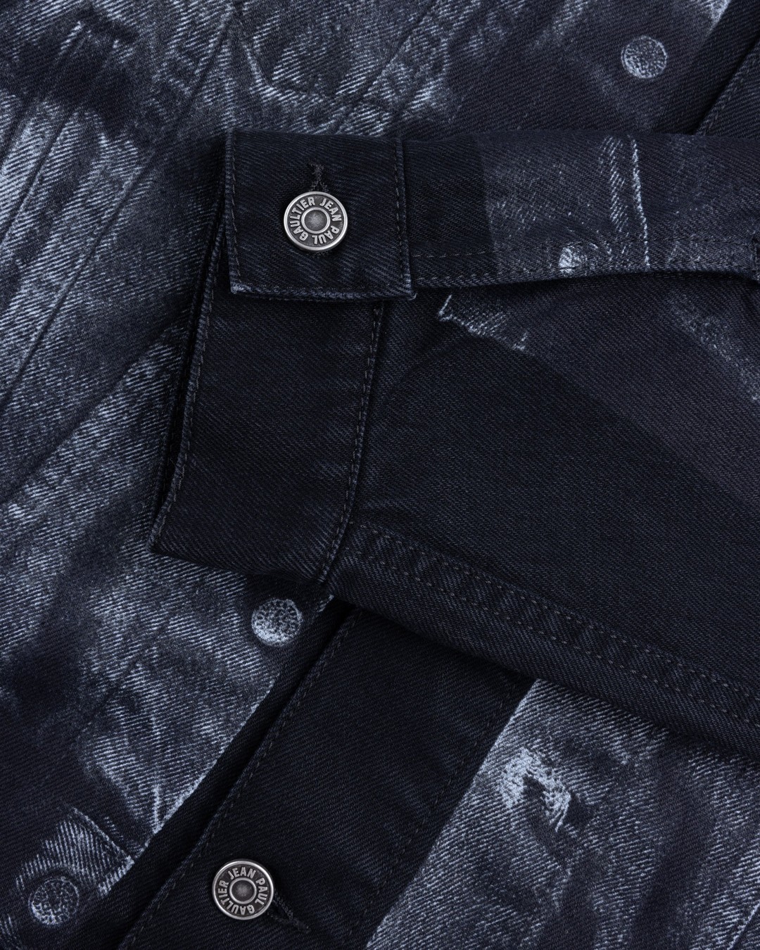 Jean Paul Gaultier – Trompe L'œil Denim Jacket Black