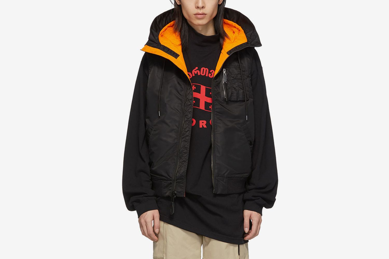Hooded MA-1 Vest