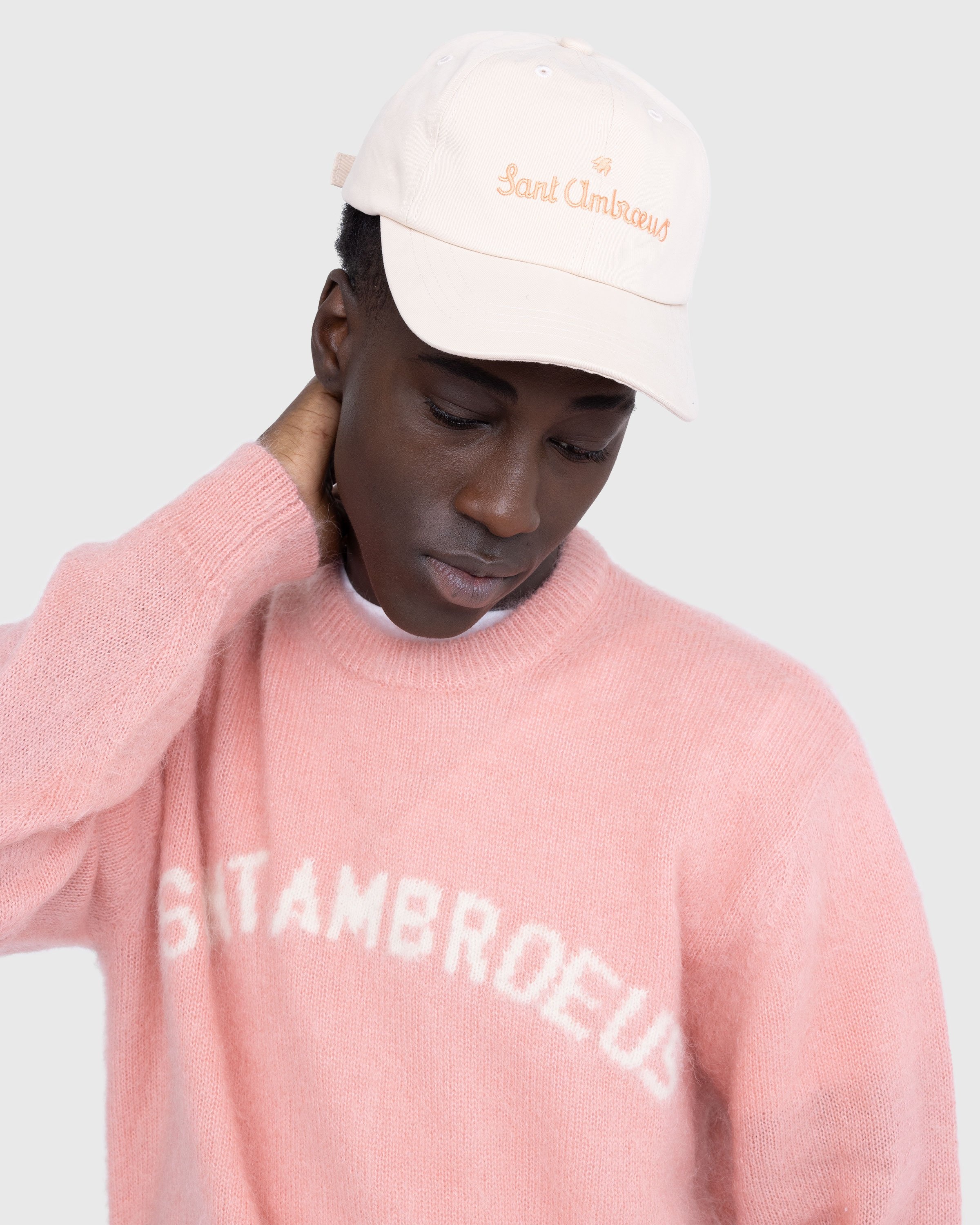 Highsnobiety x Sant Ambroeus – Cap White  - Hats - White - Image 4
