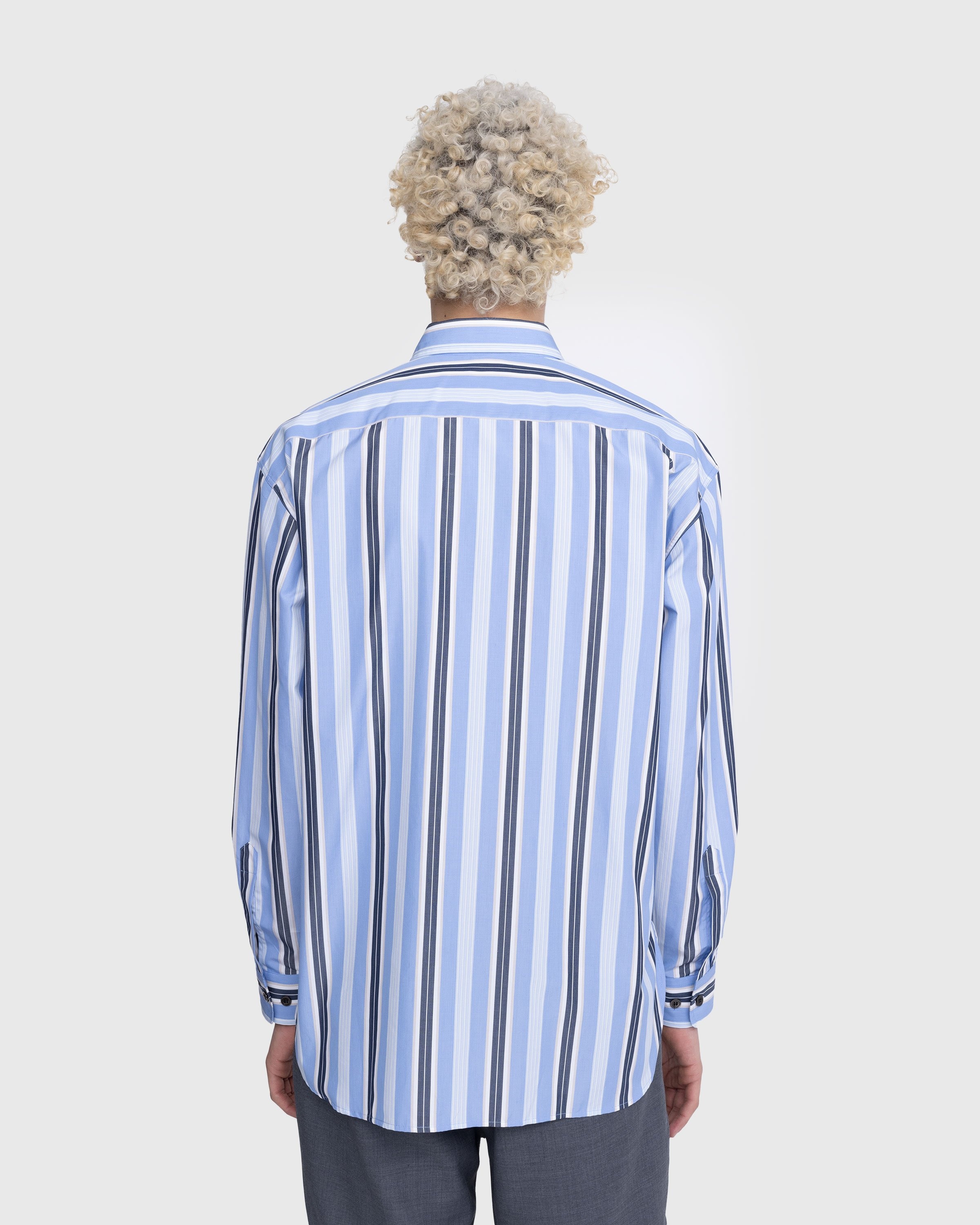 Dries van Noten – Croom Shirt Light Blue - Shirts - Blue - Image 3
