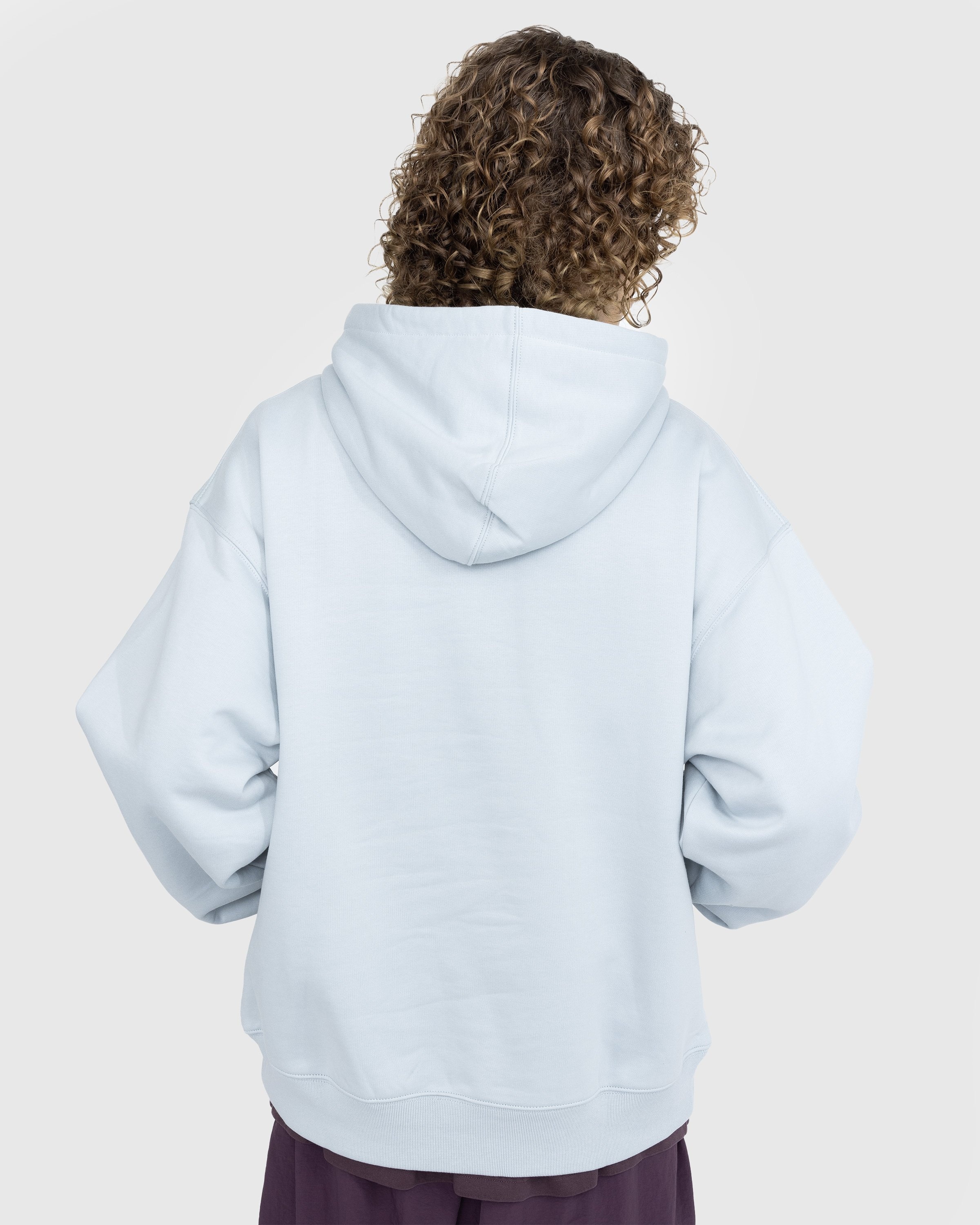 Patta – Basic Hooded Sweater Pearl Blue - Sweats - Blue - Image 3