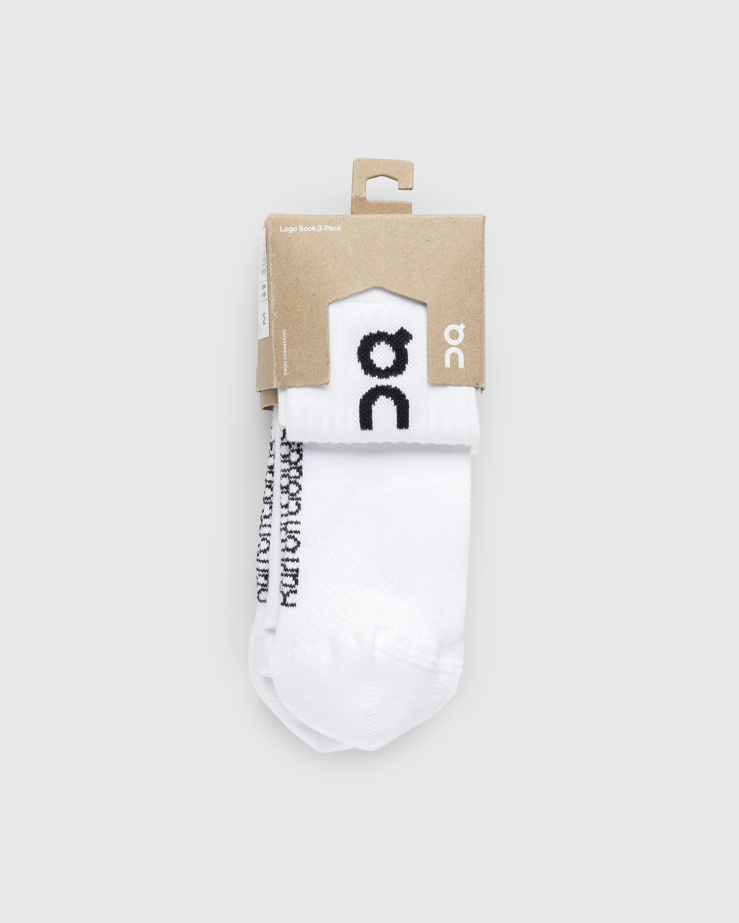 On – 3-Pack Logo Socks White - Socks - White - Image 2