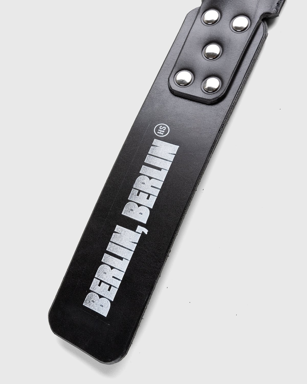 Highsnobiety x Butcherei Lindinger – Double Leather Paddle Black - Accessories - Black - Image 3