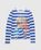 J.W. Anderson – Printed Underpinning Blue - Longsleeves - Blue - Image 1