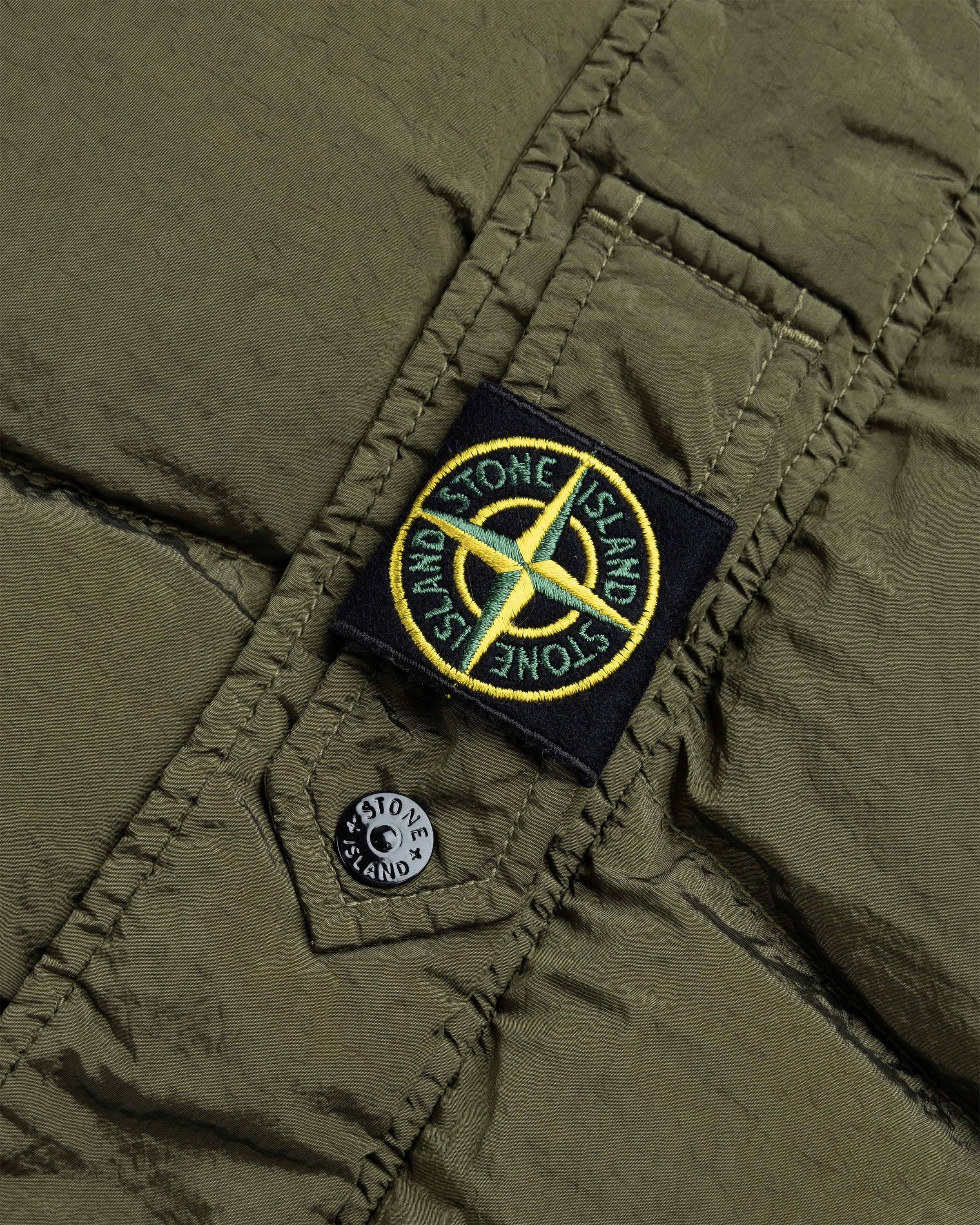 Stone Island – Down Puffer Jacket Olive - Outerwear - Green - Image 5