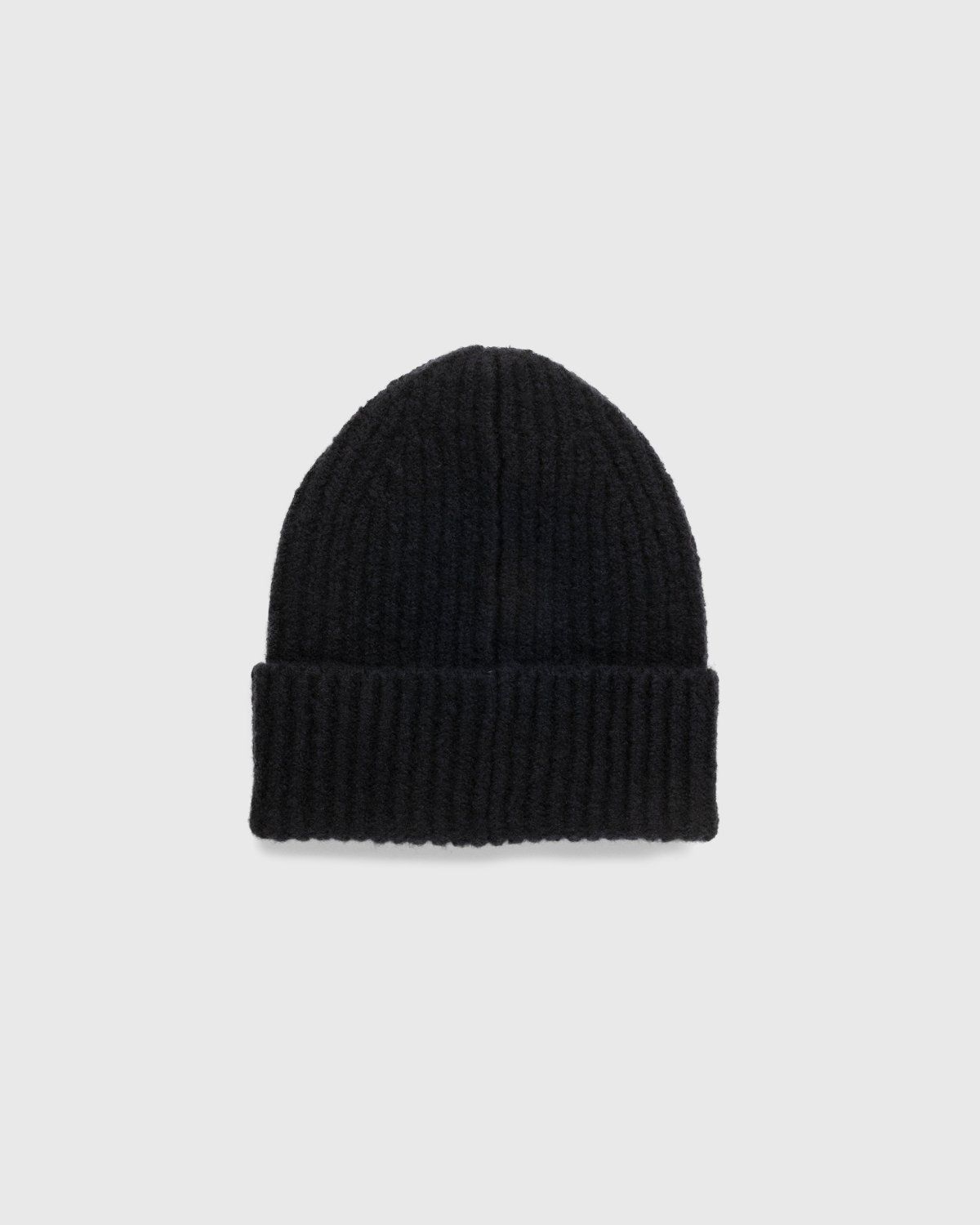 Acne Studios – Ribbed Wool Beanie Black - Hats - Black - Image 1