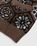 Patta – Wall Flower Knitted Zip Cardigan Chestnut/Dark Gull Grey - Knitwear - Brown - Image 7