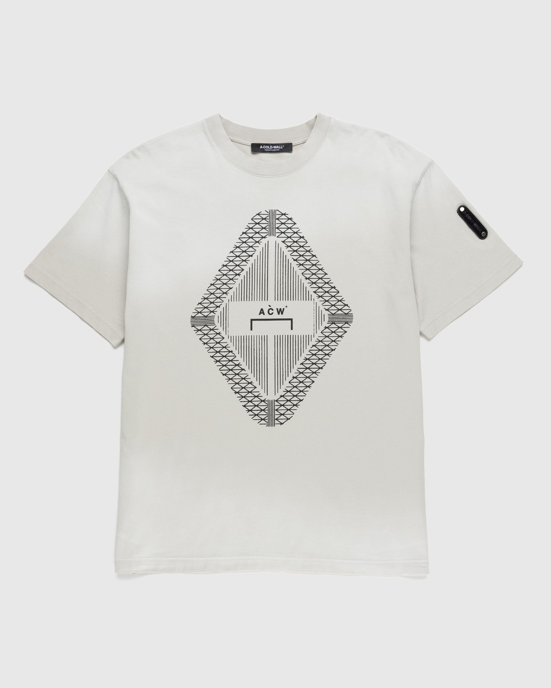 A-Cold-Wall* – Gradient T-Shirt Light Grey - Tops - Grey - Image 1