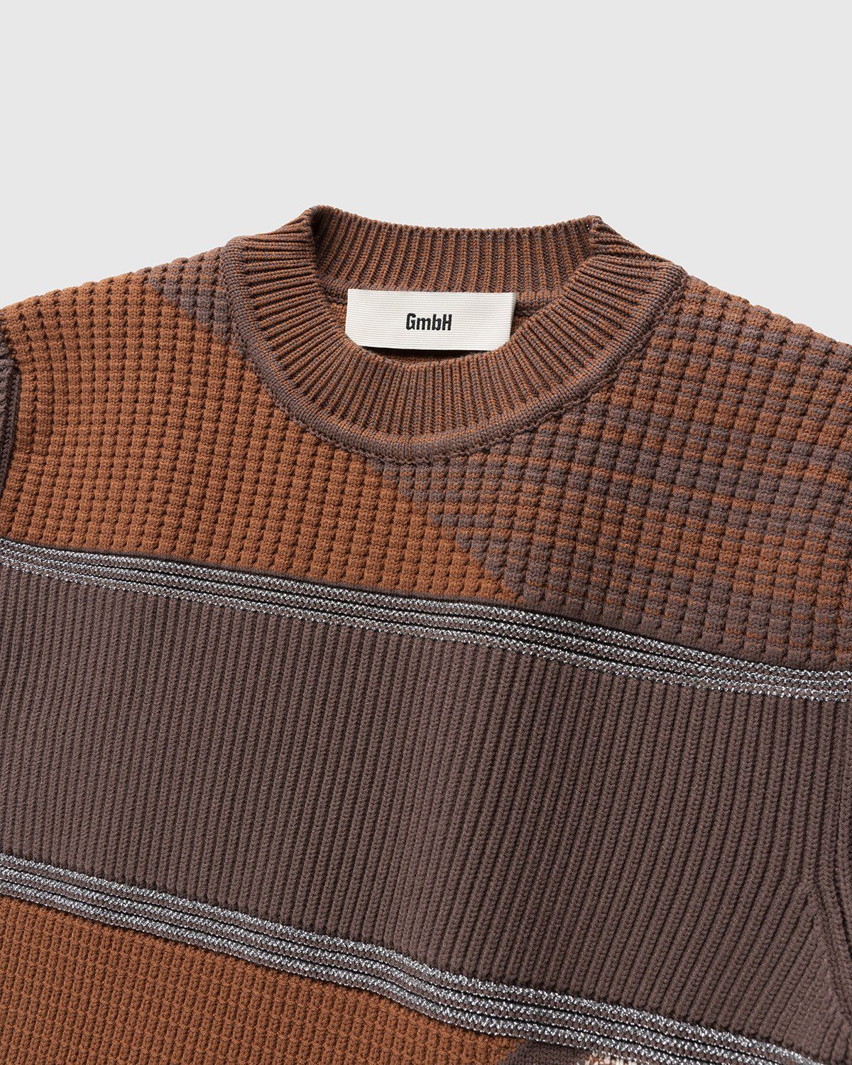 GmbH – Lyron Knit Sweater Brown - Crewnecks - Brown - Image 3