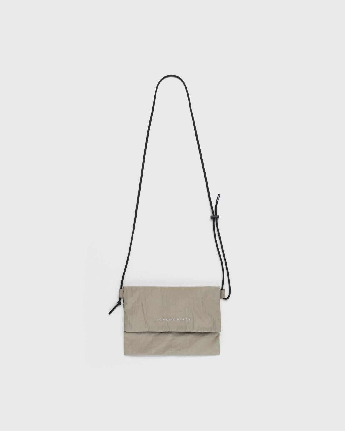 Highsnobiety – Nylon Side Bag Beige - Bags - Beige - Image 1