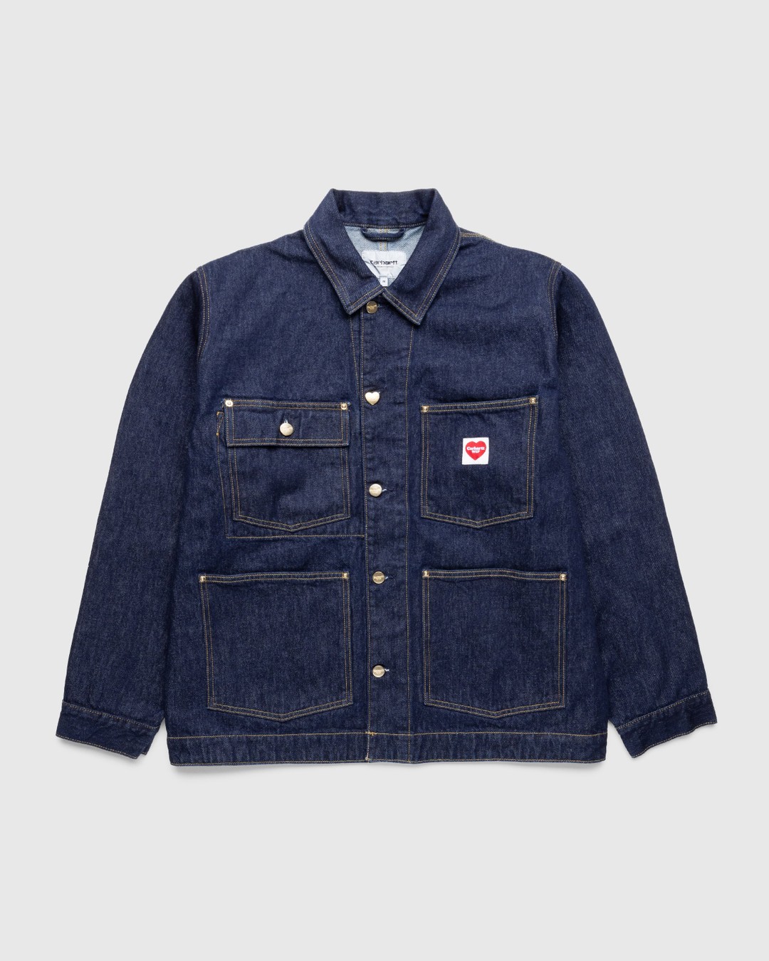 Carhartt denim deals barn coat