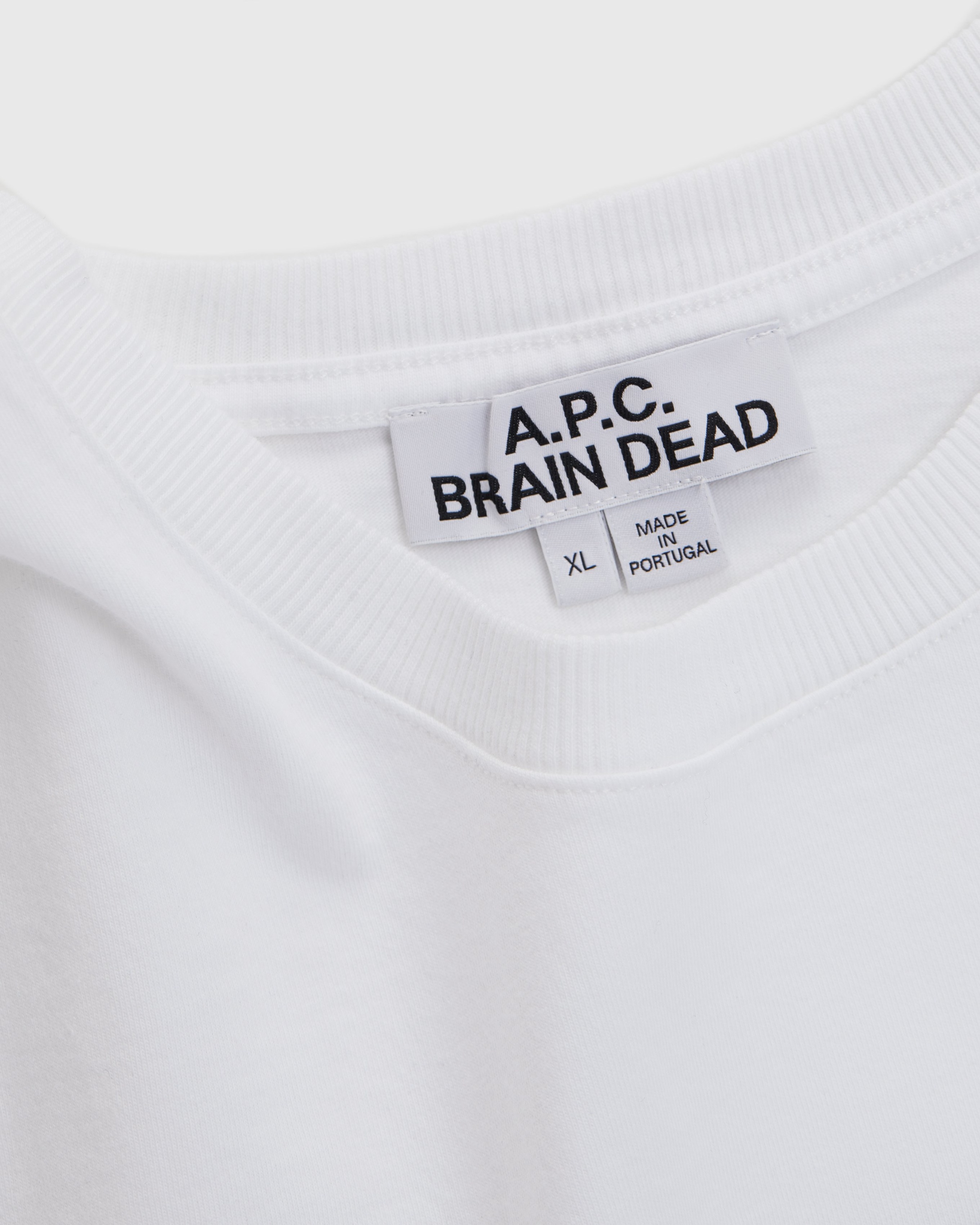 Brain Dead x A.P.C. – Spooky White - T-Shirts - White - Image 3