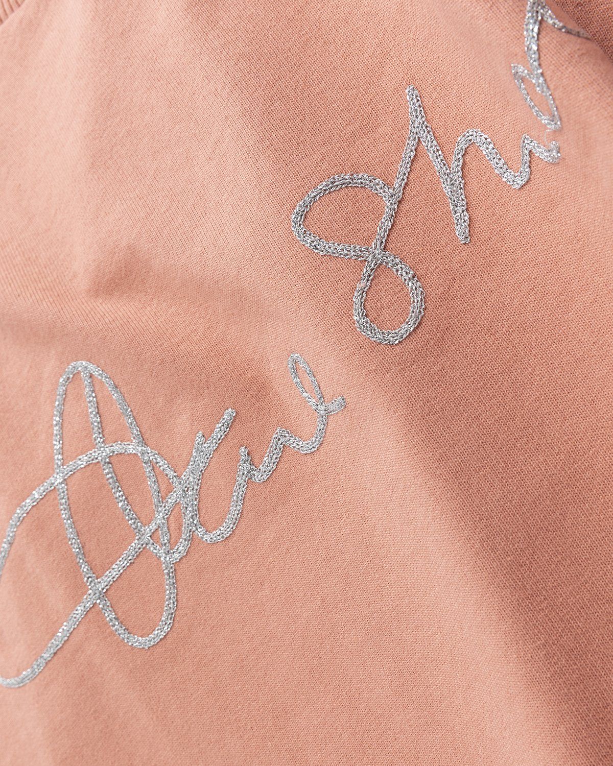 Acne Studios – Cotton Logo T-Shirt Old Pink - Tops - Pink - Image 4