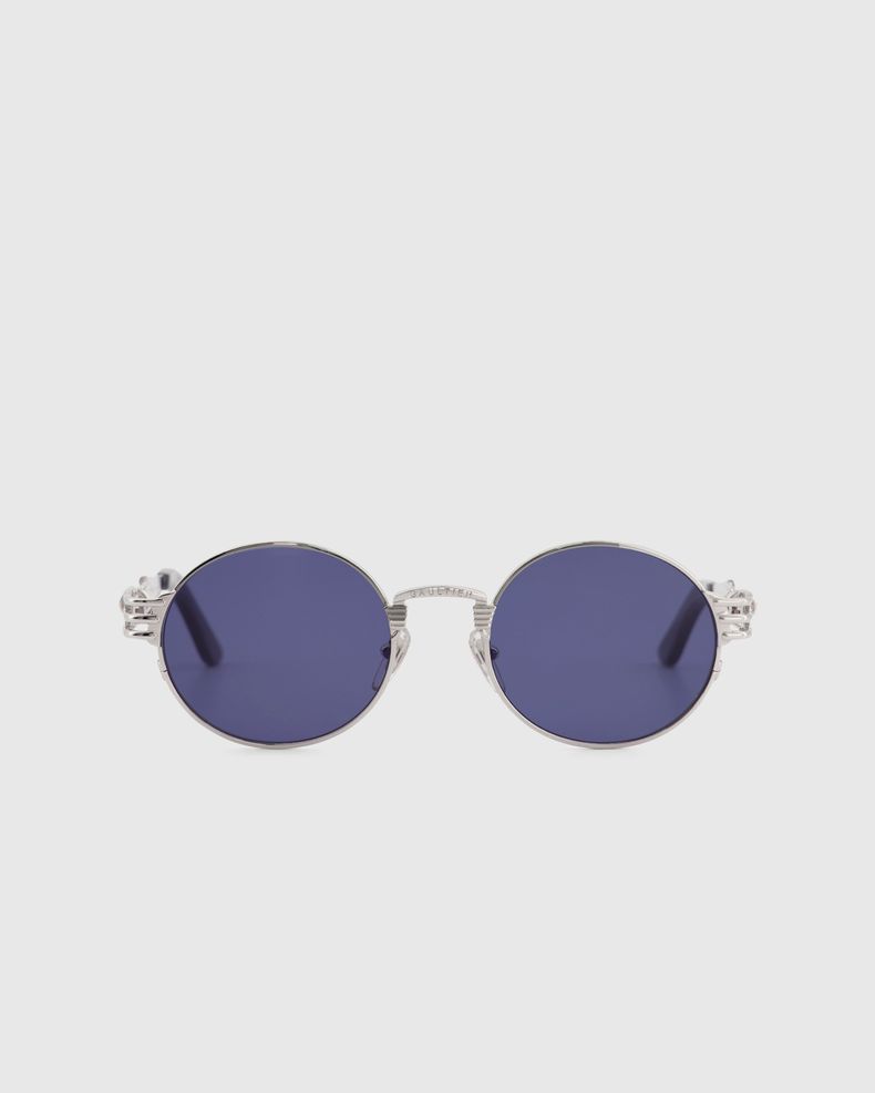 Jean Paul Gaultier x Burna Boy – 56-6106 Double Resort Sunglasses Silver