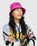 Marni x No Vacancy Inn – Raffia Bucket Hat Fuschia - Bucket Hats - Pink - Image 5