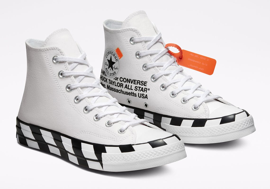 Raffle converse off white discount