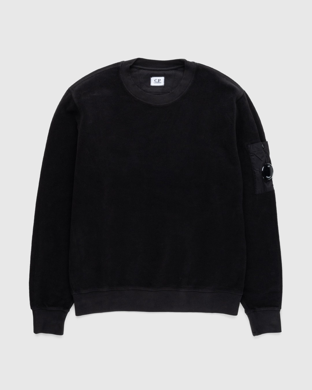 C.P. Company Lens Detail Crewneck Sweatshirt Black