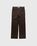 ‘70s Cut Wool Trouser Brown