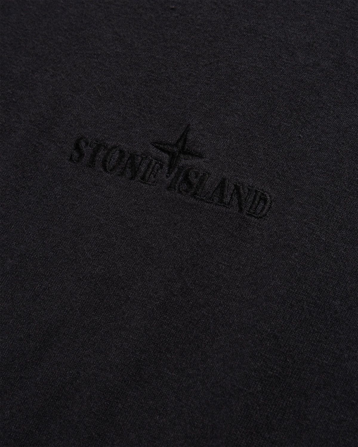 Stone Island – Garment-Dyed Logo T-Shirt Black - T-shirts - Black - Image 7