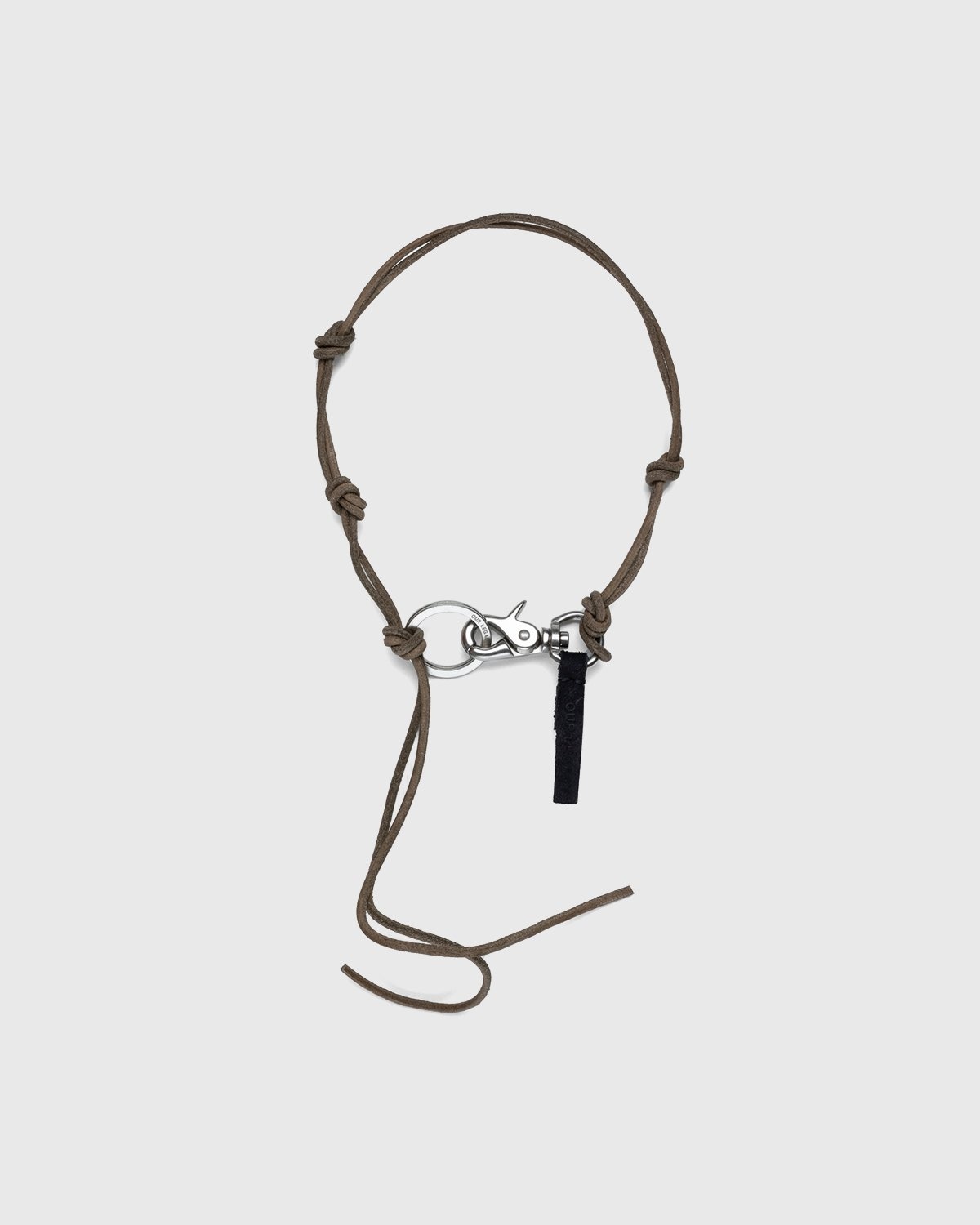 Our Legacy – Key Chain Ladon Olive Leather - Keychains - Green - Image 1