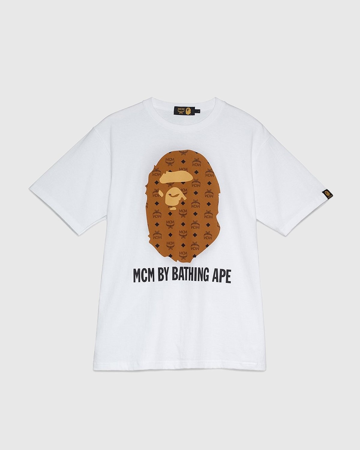 MCM x BAPE – By Bathing Tee Cognac - T-shirts - Brown - Image 1