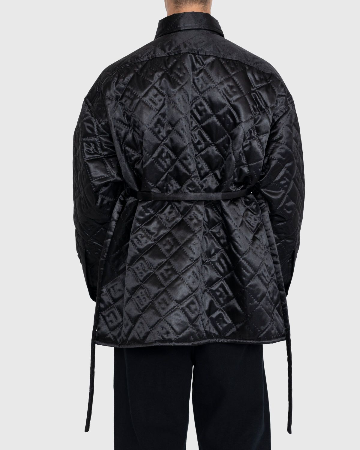 Acne Studios – Quilted Satin Jacket Black - Outerwear - Black - Image 5