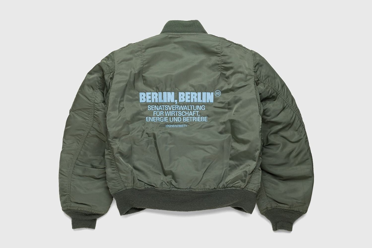BERLIN, BERLIN Embroidered Vintage MA-1 Jacket