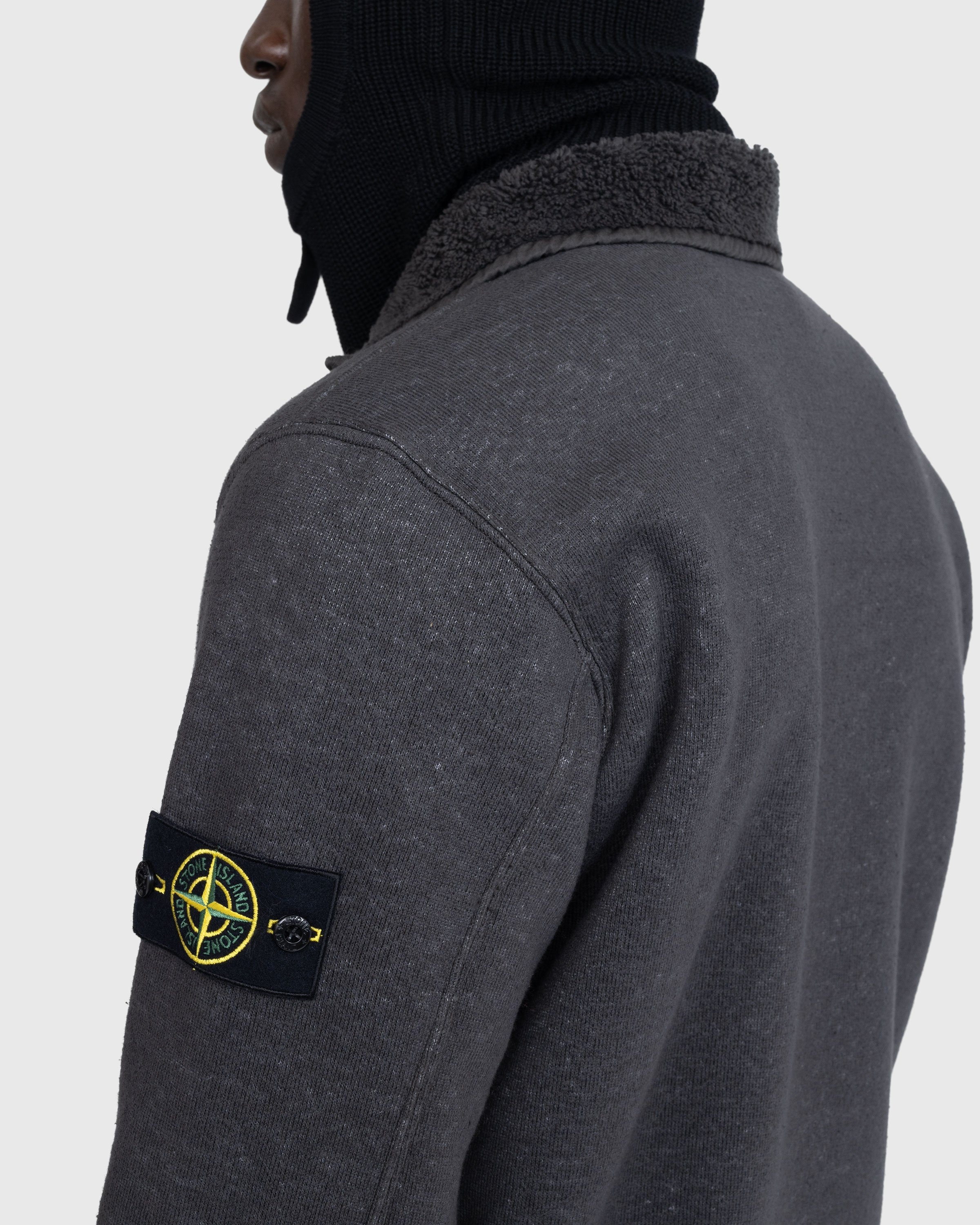Stone island fleece pile hat top