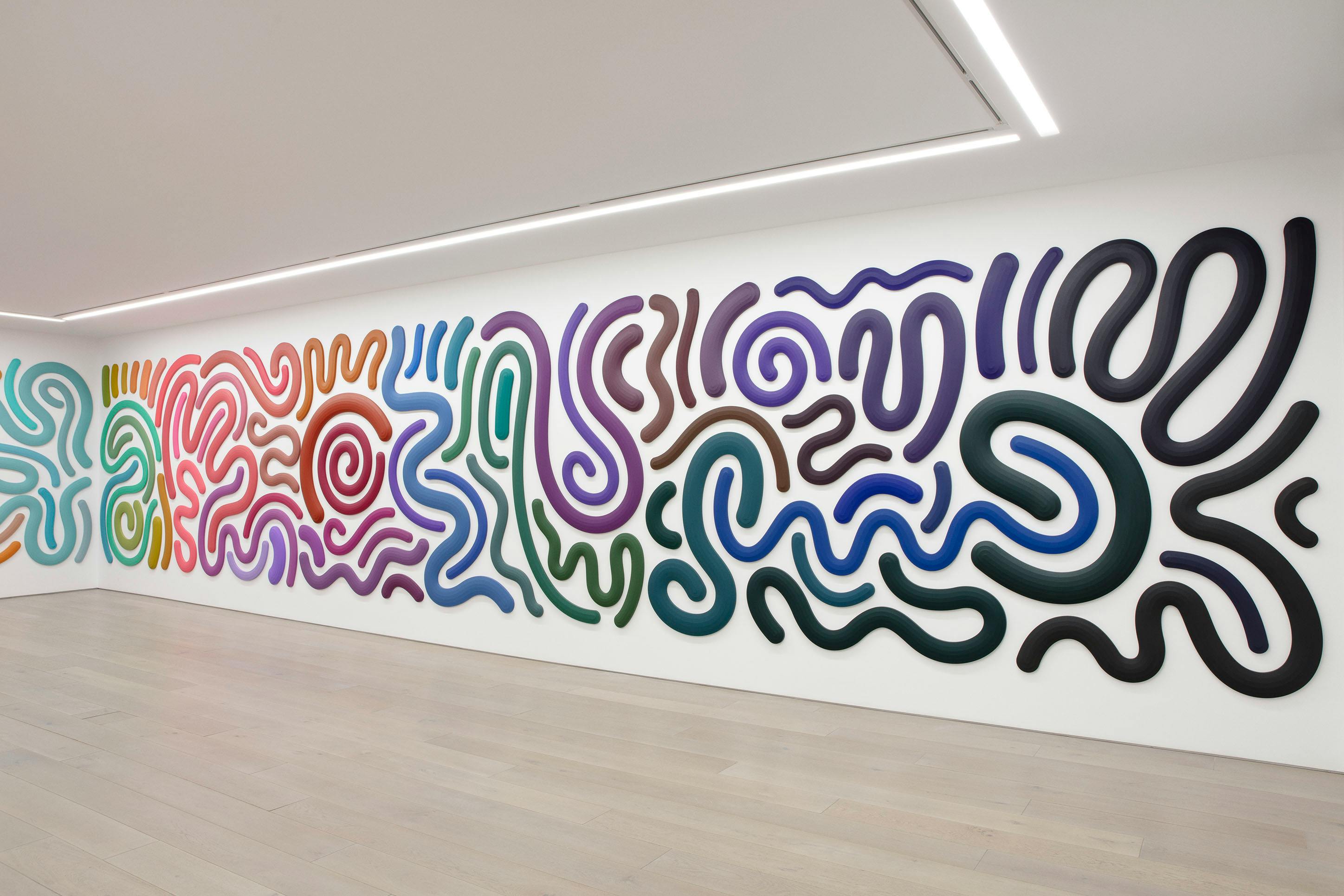 View of Josh Sperling's exhibition "Daydream" at Perrotin New York, 2022. Courtesy of the artist and Perrotin.