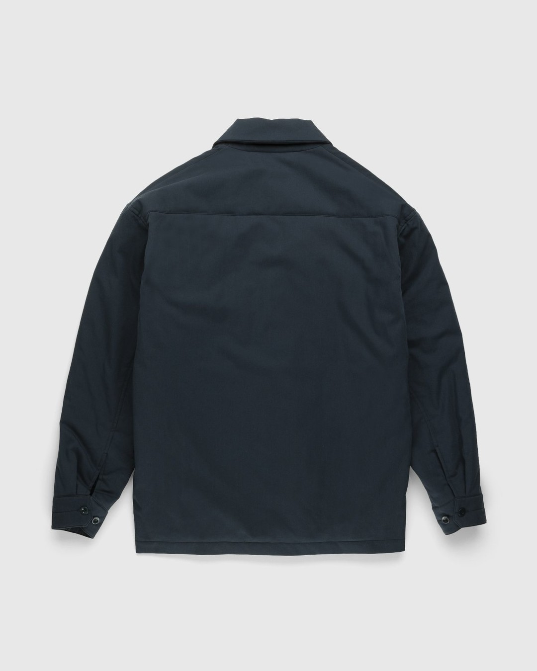 Lemaire – Wadded Brushed Overshirt Vulcan Blue - Shirts - Blue - Image 2