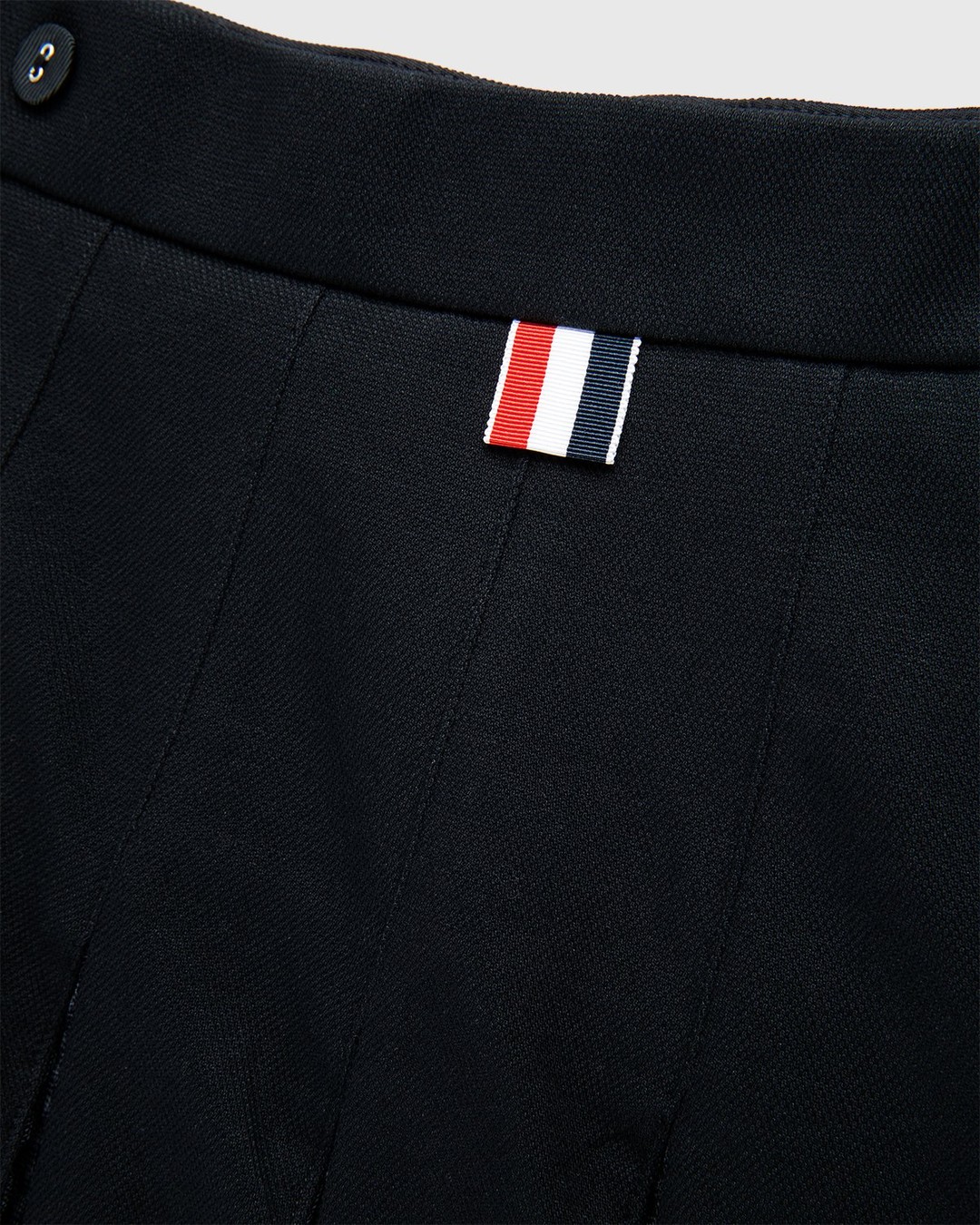 Thom Browne x Highsnobiety – Men's Pleated Mesh Skirt Black - Midi - Black - Image 4