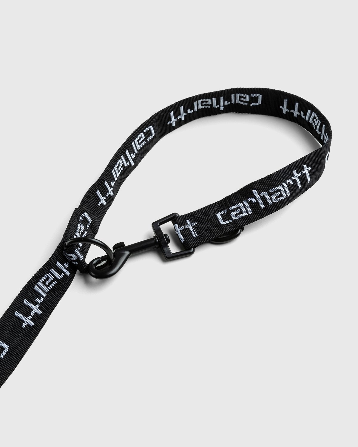 Carhartt WIP – Script Dog Leash Collar Set Black White - Lifestyle - Black - Image 2