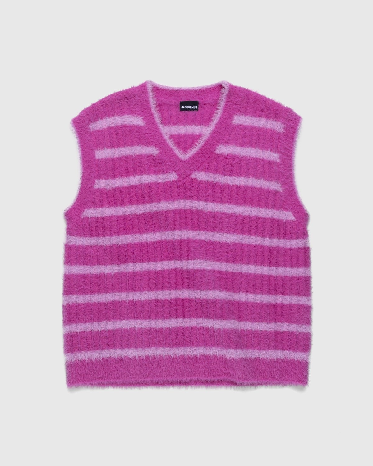 JACQUEMUS – Le Gilet Neve Multi-Pink - Knitwear - Pink - Image 1