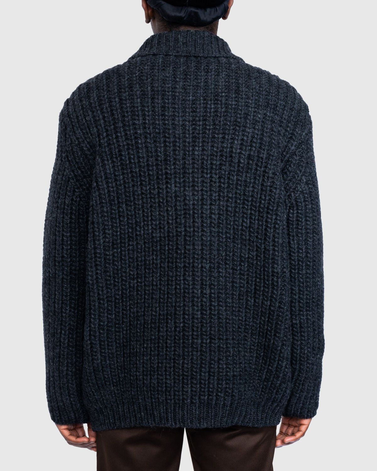 Our Legacy – Big Piquet Wolf Grey - Knitwear - Grey - Image 4