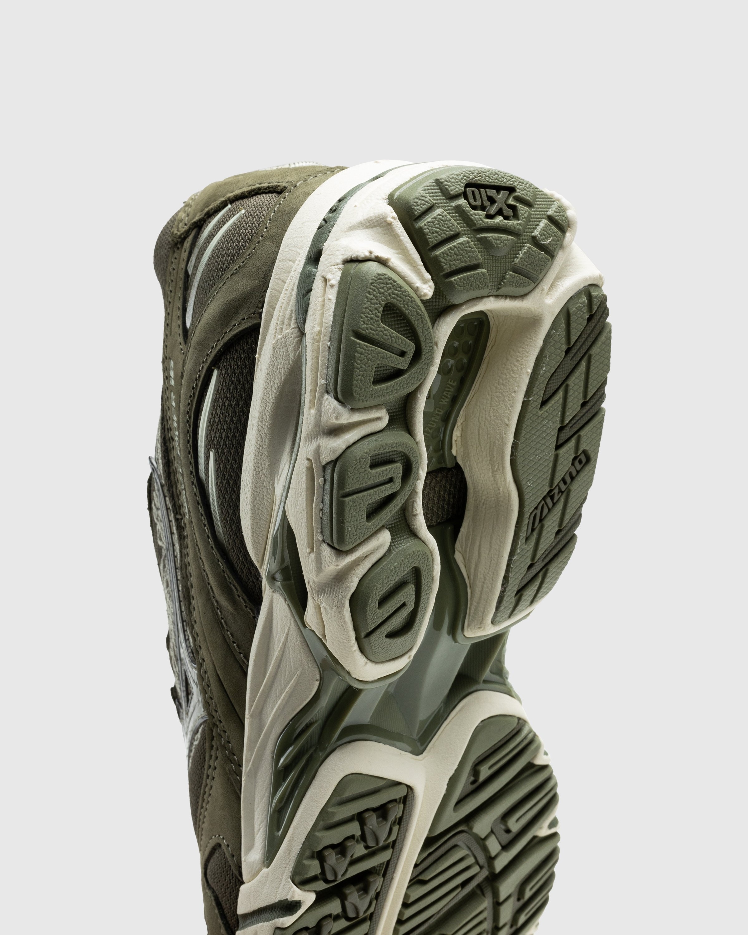 Mizuno x Maharishi – Wave Rider 10 Olive Green - Sneakers - Black - Image 6