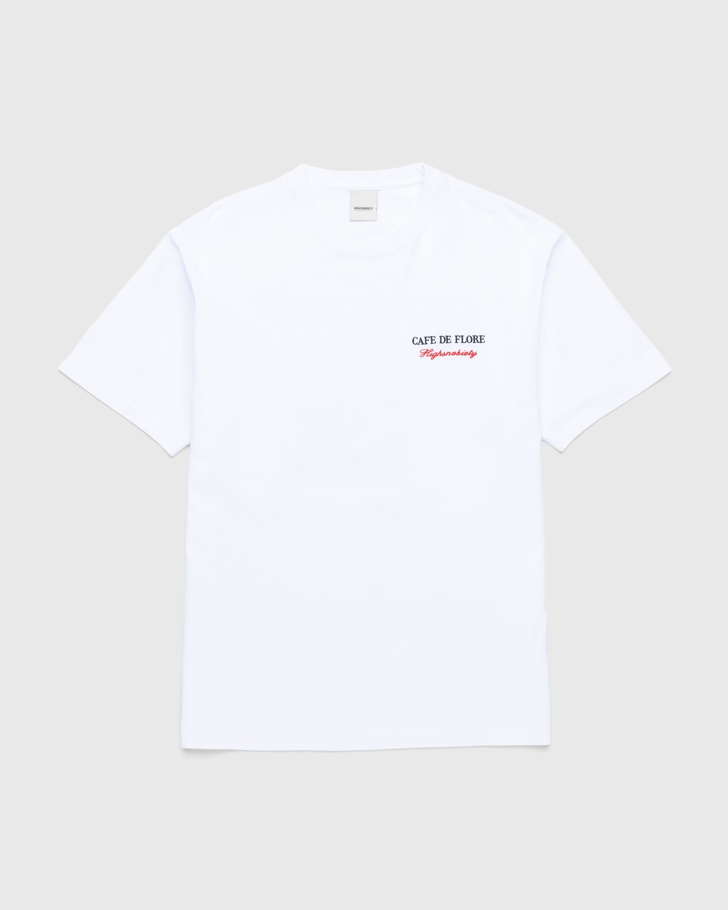 Café de Flore x Highsnobiety – Short Sleeve T-Shirt White - Tops - White - Image 2