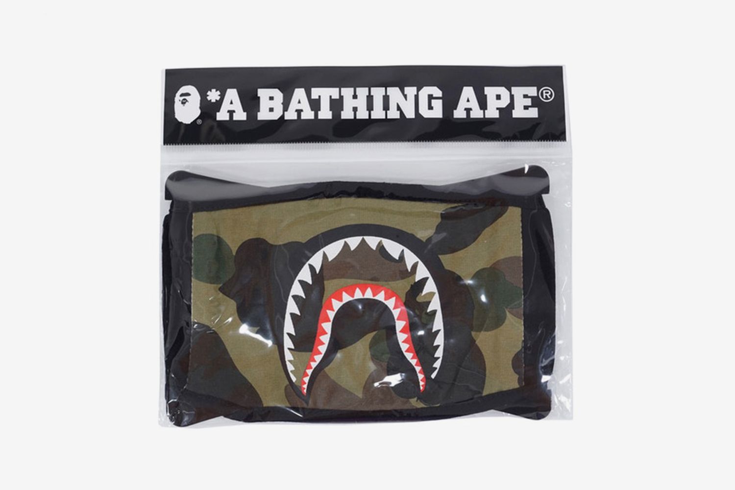 1st Camo Shark Face Mask