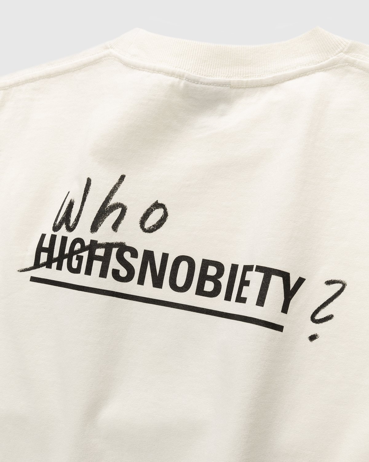Simon Fujiwara x Highsnobiety – Mona Lisa Longsleeve White - Longsleeves - White - Image 3