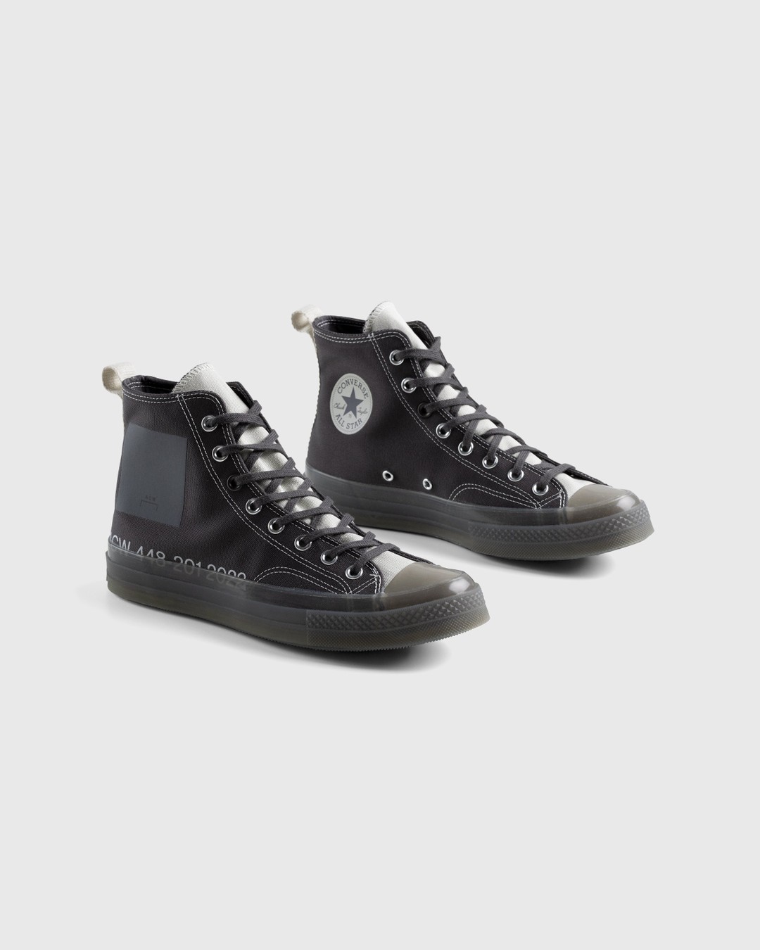 Converse x A-Cold-Wall* – Chuck 70 Hi Pavement/Silver Birch - High Top Sneakers - Black - Image 2