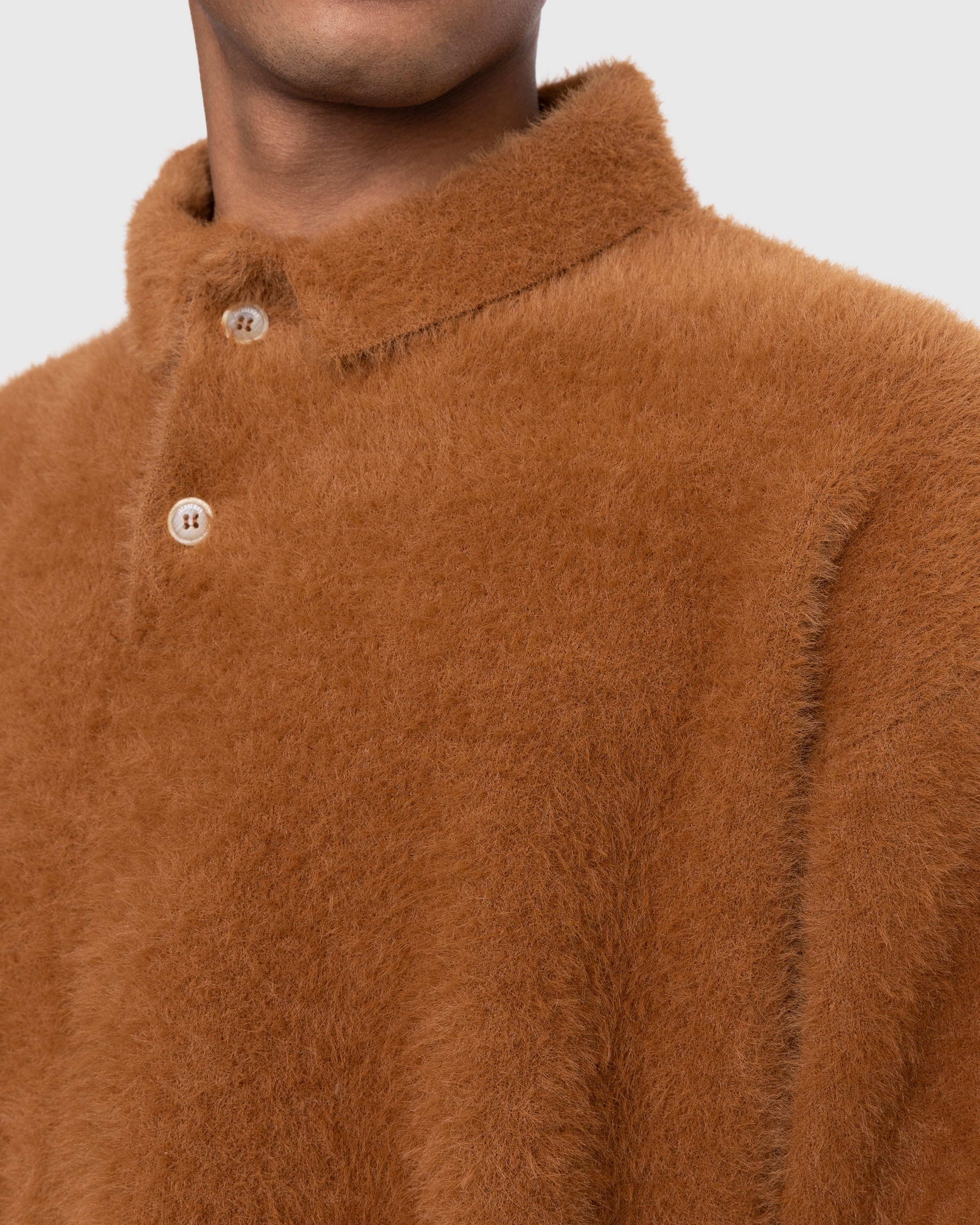 JACQUEMUS – Le Polo Neve Brown - Knitwear - Brown - Image 5