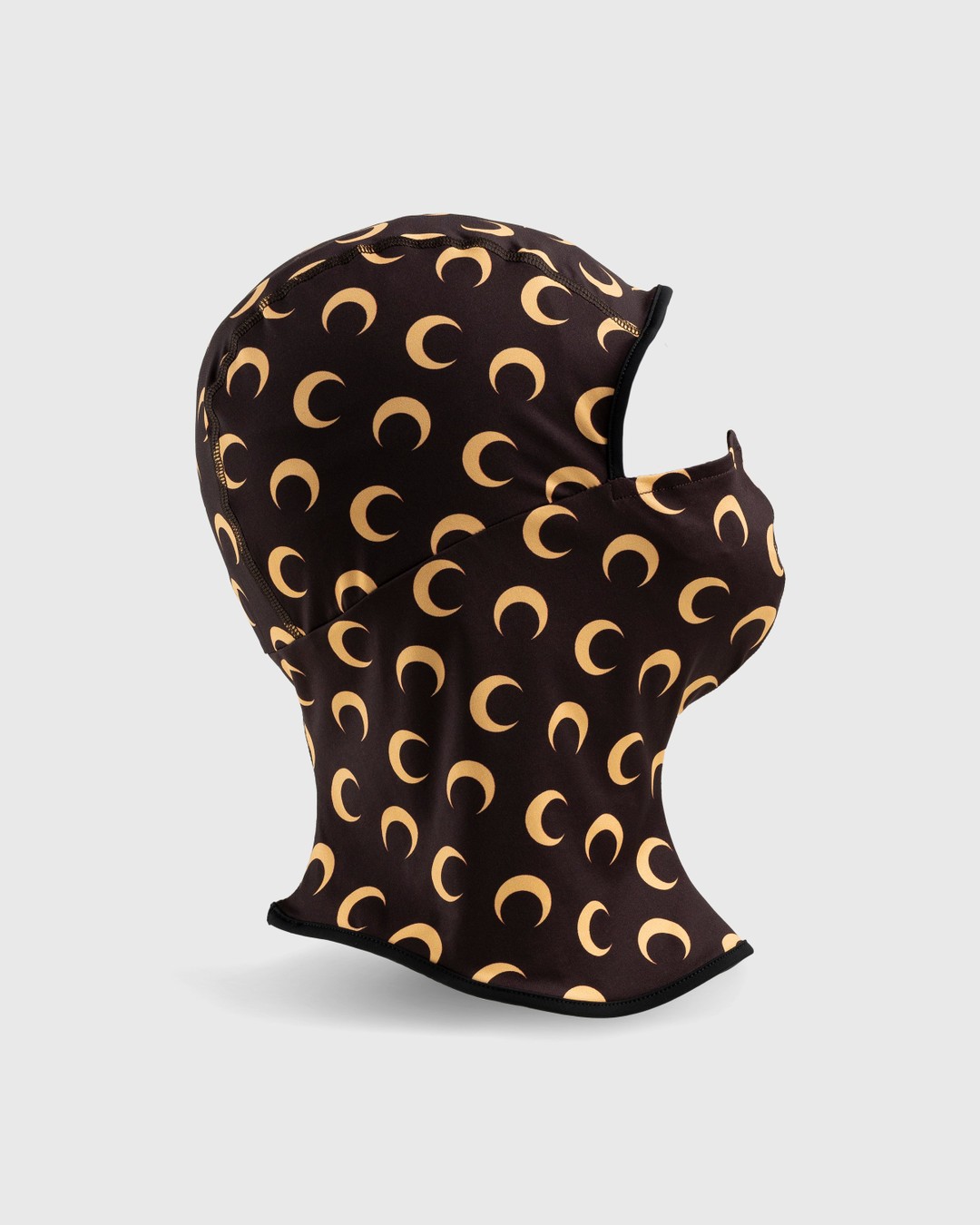 Marine Serre – All-Over Moon Balaclava Brown - Hats - Brown - Image 2