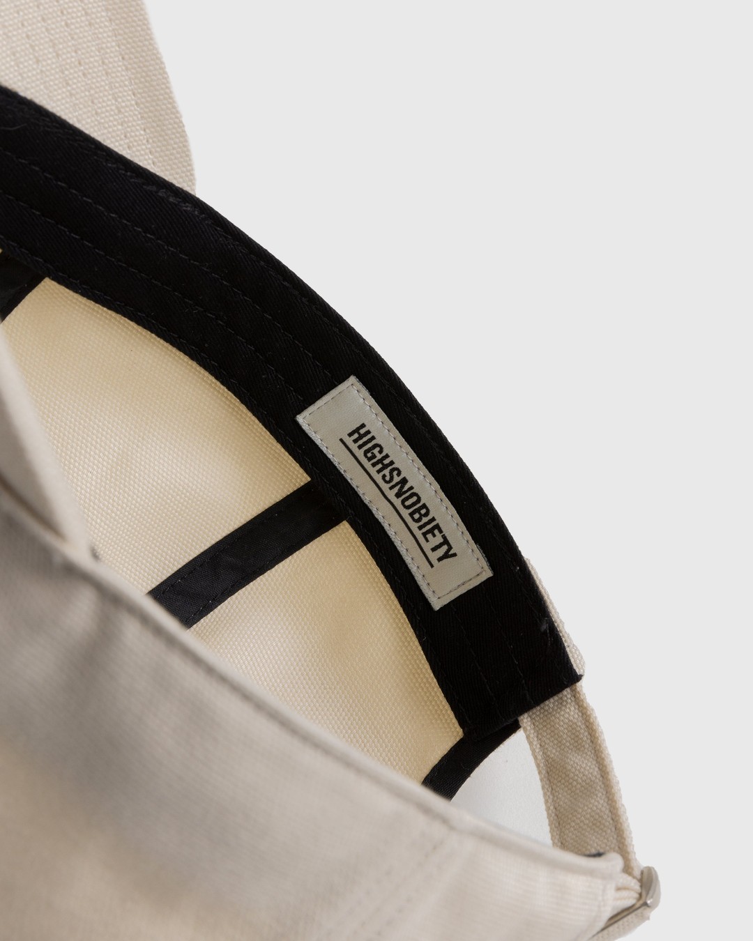 RUF x Highsnobiety – Logo Cap Natural - Hats - Beige - Image 4