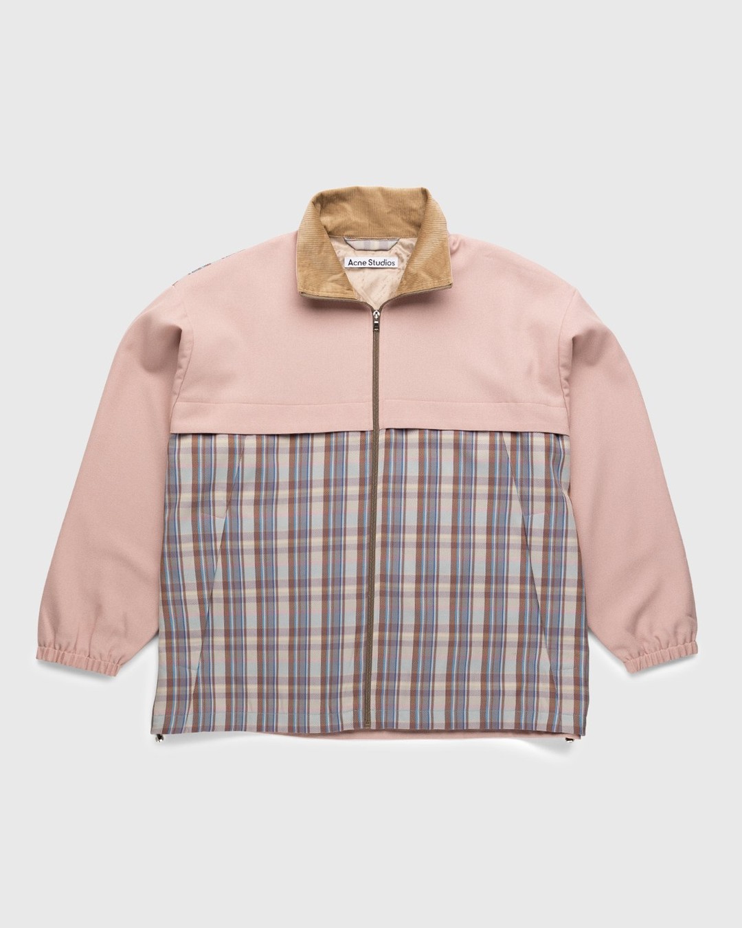 Acne Studios – Checked Twill Jacket Blossom Pink - Jackets - Pink - Image 1