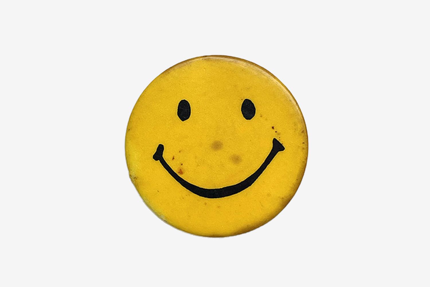1970s Smiley Face Pin Badge