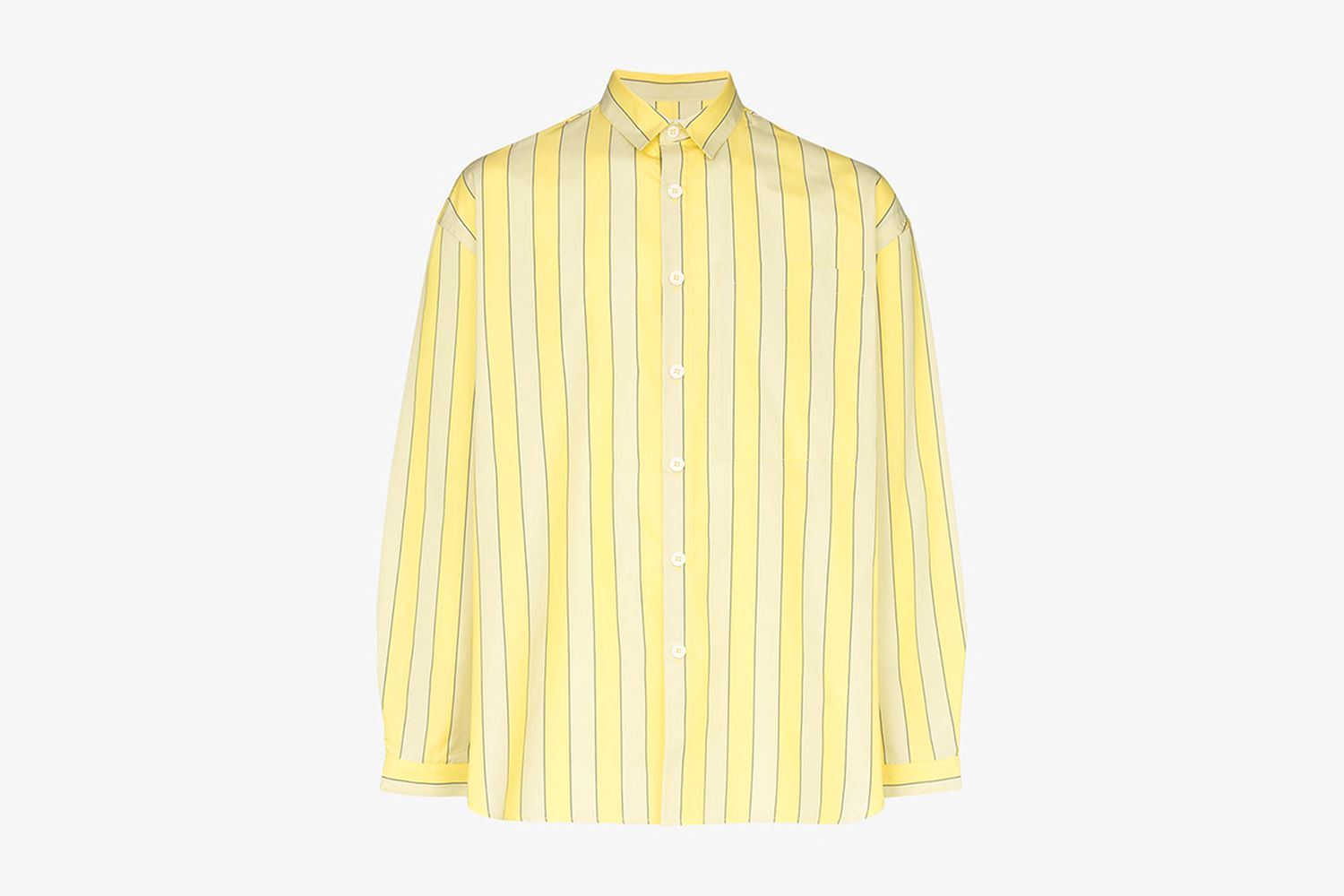 Stripe Button-down Cotton Shirt