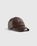 J.W. Anderson – Leather Baseball Cap Brown