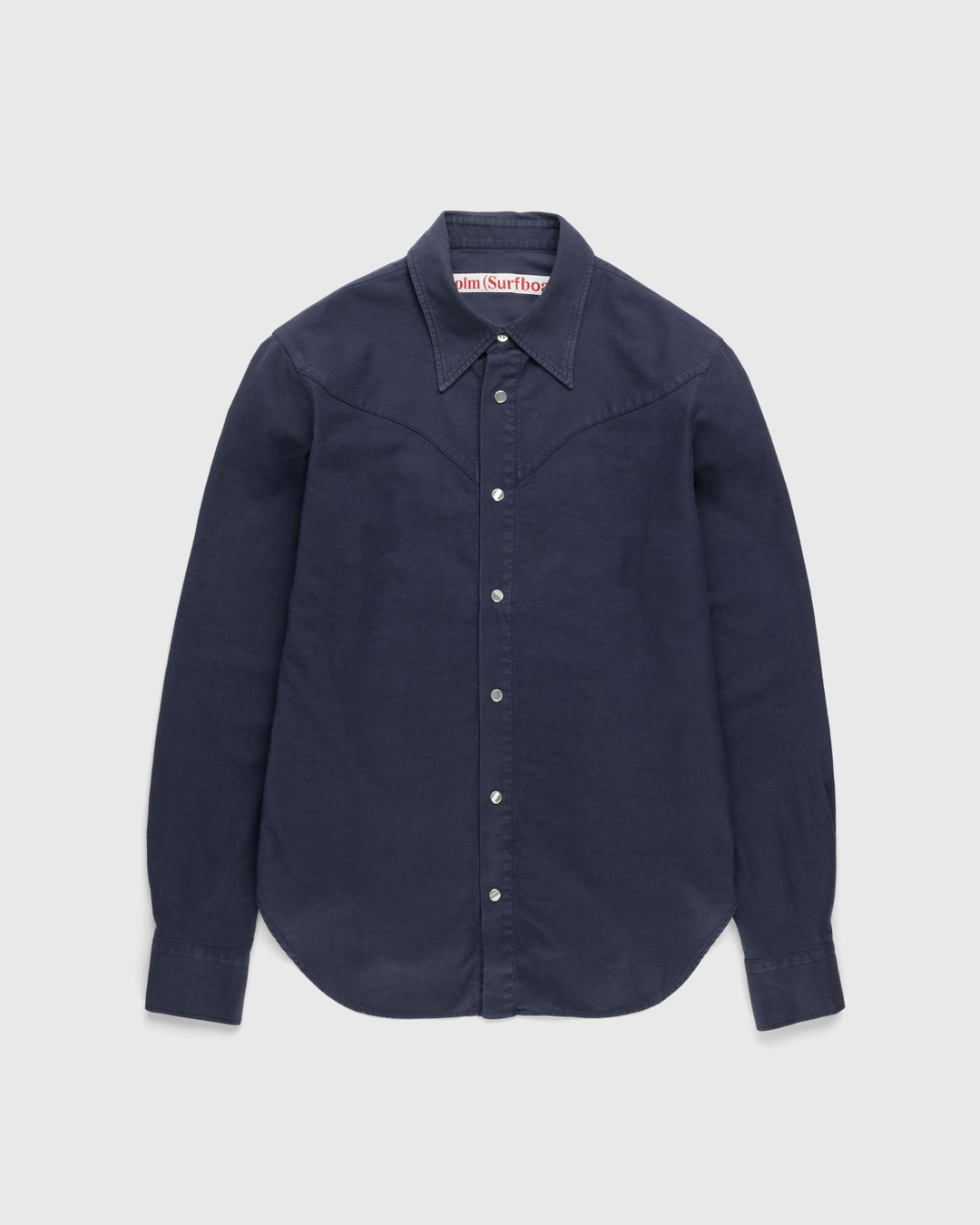 Stockholm Surfboard Club – Western Button-Up Shirt Faded Navy